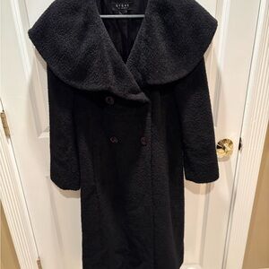 Steve by Searle Suri Alpaca Wool Coat - black size 6. Approx 46” long.